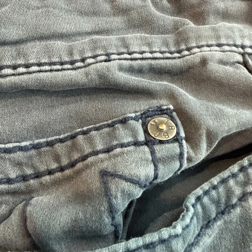 True‎ Religion Men's Geno Relaxed Fit Straight Jeans, Size 42 Gray Lightweight